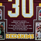 Framed Washington Brian Mitchell Autographed Signed Stat Jersey Jsa Coa