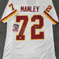Washington Football Dexter Manley Autographed Inscribed Jersey Jsa Coa