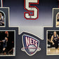 Framed New Jersey Nets Jason Kidd Autographed Signed Jersey Beckett Holo
