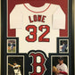 Framed Boston Red Sox Derek Lowe Autographed Signed Jersey Beckett Coa