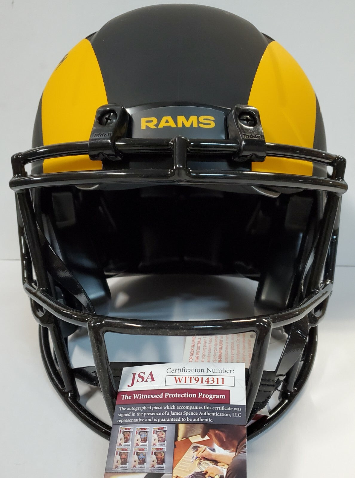 La Rams Jalen Ramsey Autograph Signed Full Size Authentic Eclipse Helmet Jsa Coa