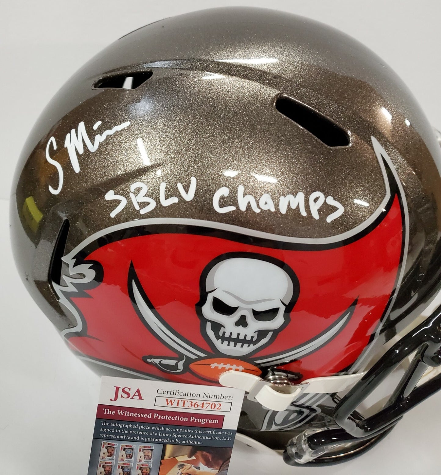 Scotty Miller Signed Tampa Bay Buccaneers Full Size Replica Helmet Jsa Coa