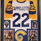 Framed John Cappelletti Autographed Signed Inscribed L.A. Rams Jersey Jsa Coa