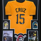 Framed Pittsburgh Pirates Oneil Cruz Autographed Signed Jersey Jsa Coa