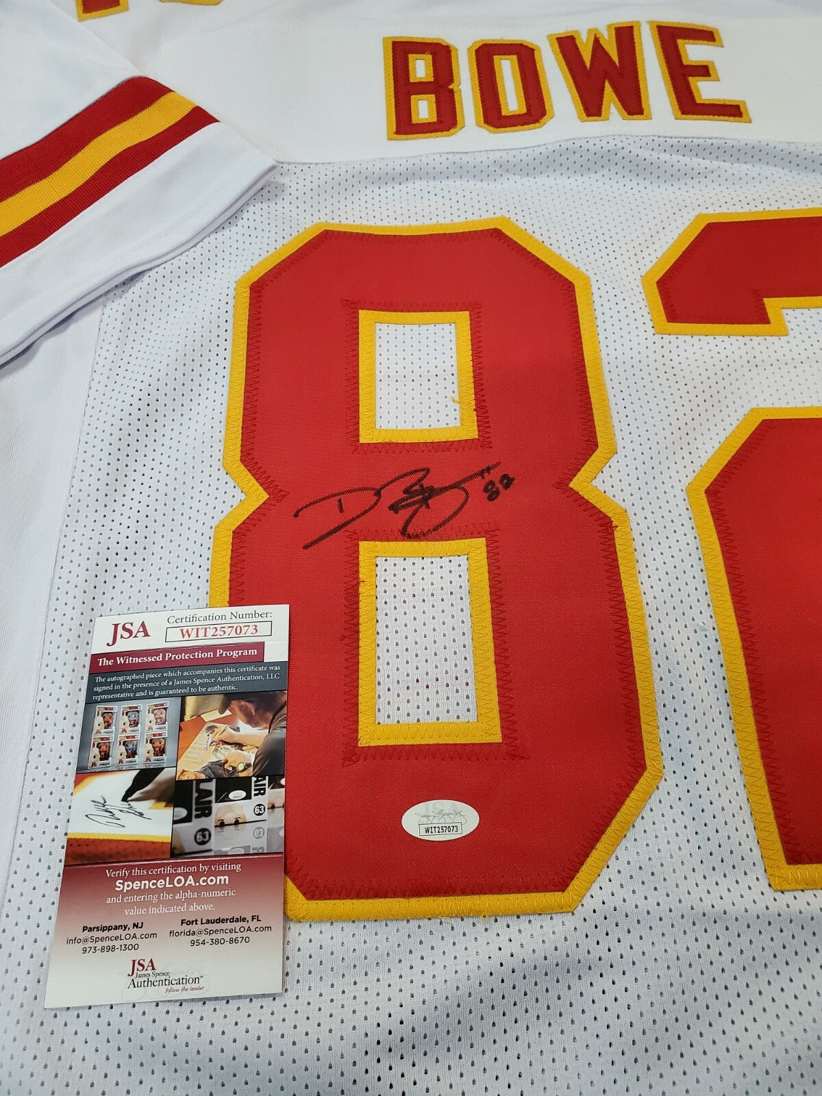 Kansas City Chiefs Dwayne Bowe Autographed Signed Jersey Jsa  Coa