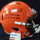 Cleveland Browns Greg Newsome Ii Signed Full Size Speed Replica Helmet Jsa Coa