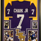 Framed Lsu Tigers Dj Chark Autographed Signed Jersey Beckett Coa