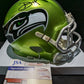 Seattle Seahawks Devon Witherspoon Signed Flash Mini Helmet Jsa Coa
