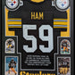 MVP Authentics Framed Jack Ham Autographed Signed Insc Pittsburgh Steelers Stat Jersey Jsa Coa 630 sports jersey framing , jersey framing