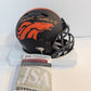 Denver Broncos Patrick Surtain Ii Signed Eclipse Orange Sig Mini Helmet Jsa Coa