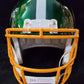 Green Bay Packers Eric Stokes Signed 2X Insc Full Size Flash Replica Helmet Jsa