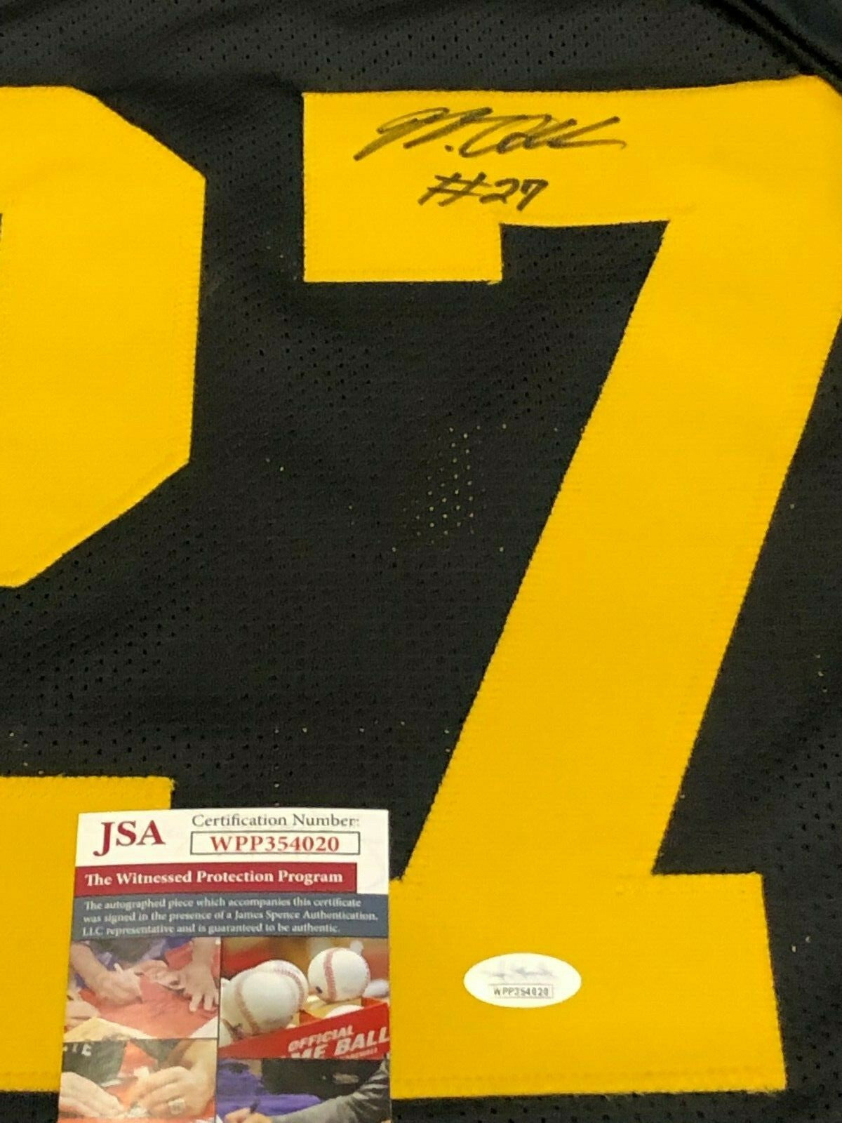 Pittsburgh Steelers Marcus Allen Autographed Signed Jersey Jsa Coa