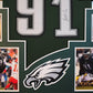 Framed Philadelphia Eagles Fletcher Cox Autographed Signed Jersey Jsa Coa