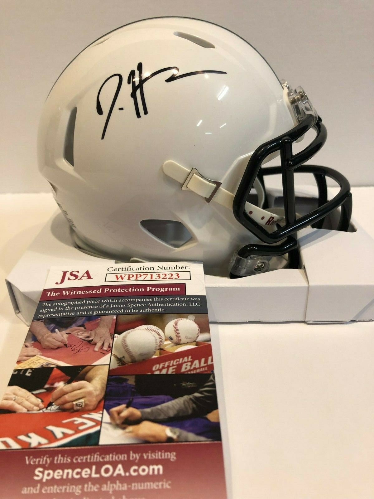 Daesean Hamilton Autographed Signed Penn State Mini Helmet Jsa Coa