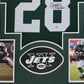 Framed New York Jets Curtis Martin Autographed Signed Jersey Psa Coa