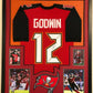 Framed Tampa Bay Buccaneers Chris Godwin Autographed Signed Jersey Jsa Coa