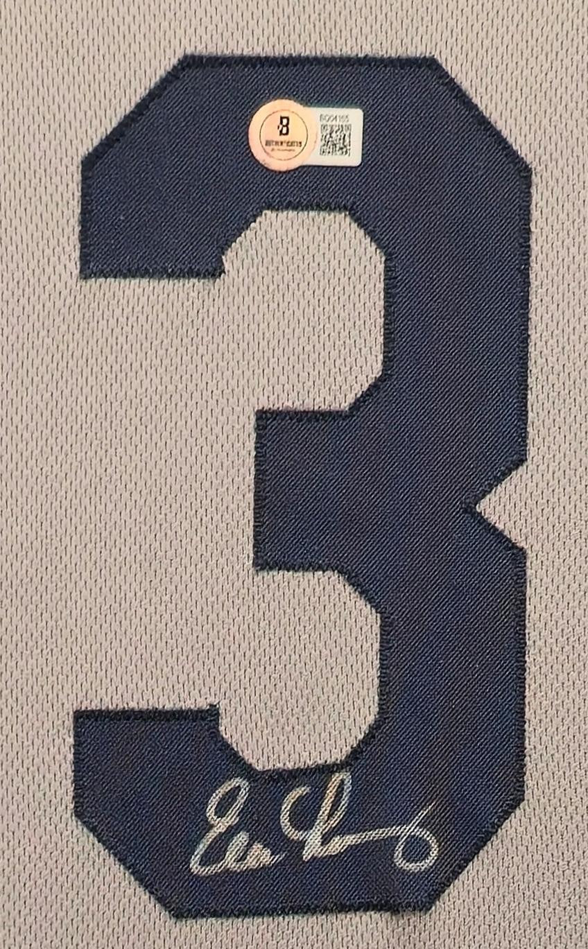 Framed Tampa Bay Rays Evan Longoria Autographed Signed Jersey Beckett Holo