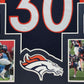 Framed Denver Broncos Terrell Davis Autographed Signed Jersey Jsa Coa