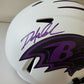 Baltimore Ravens Odafe Oweh Signed Full Size Lunar Replica Helmet Jsa Coa