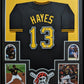 Framed Pittsburgh Pirates Ke'bryan Hayes Autographed Signed Jersey Beckett Holo