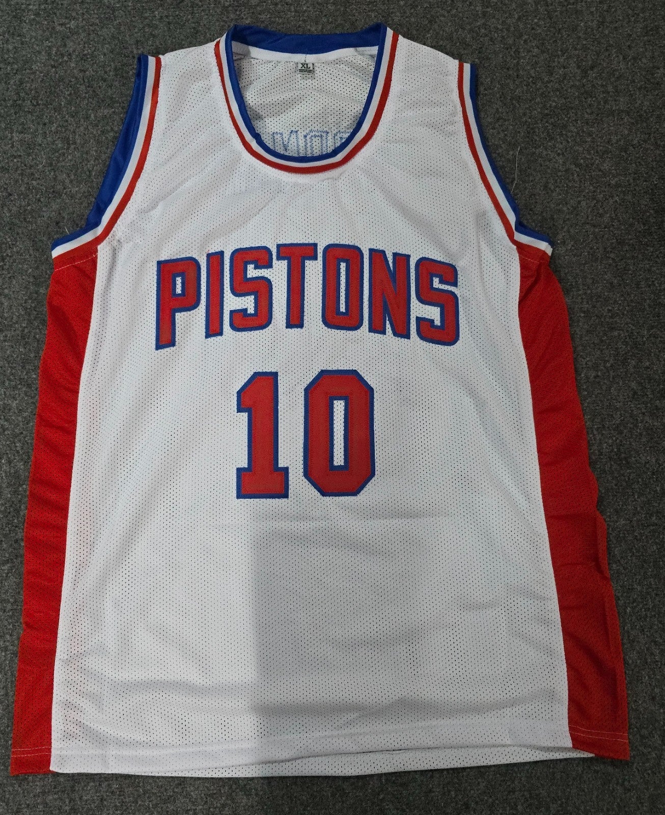Detroit Pistons Dennis Rodman Autographed Signed Jersey Jsa Holo