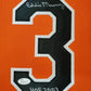 Framed Suede Baltimore Orioles Eddie Murray Signed Inscribed Jersey Jsa Coa