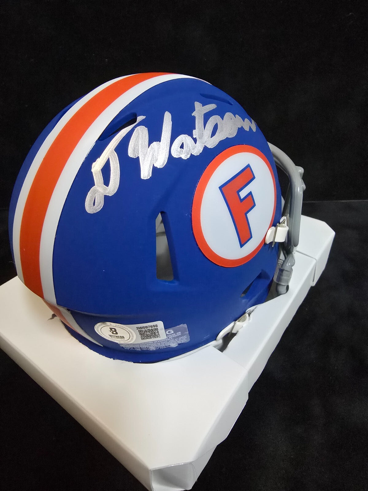 Florida Gators Desmond Watson Autographed Mini Helmet Beckett Holo