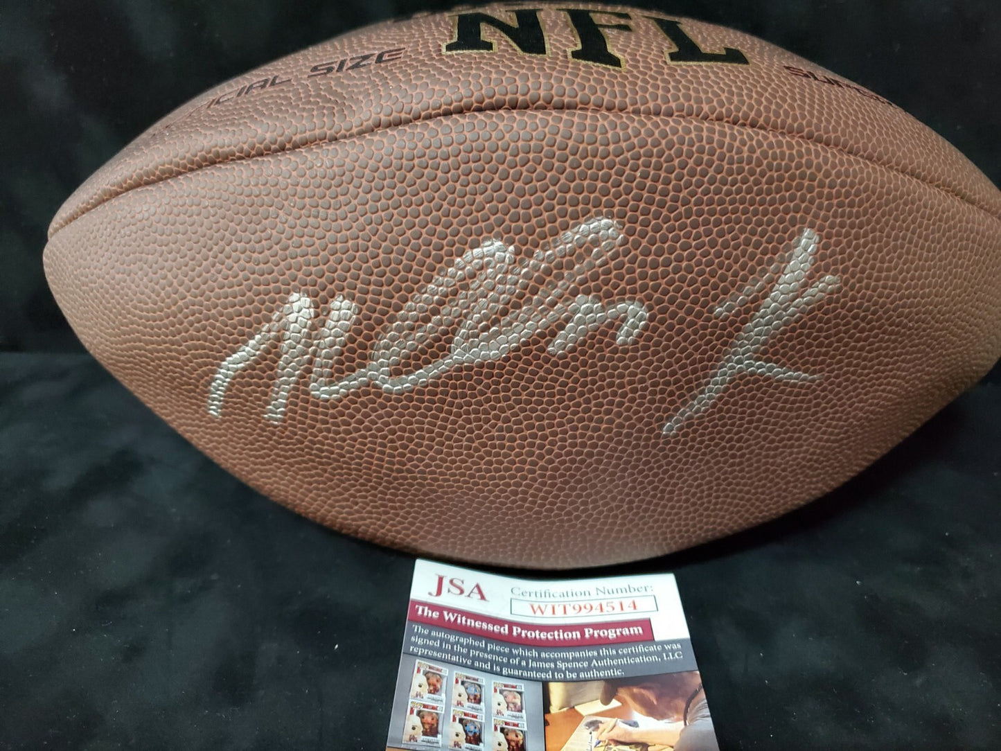 Las Vegas Raiders Malcolm Koonce Autographed Signed Football Jsa Coa