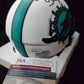 Oj Mcduffie Autographed Signed Miami Dolphins Speed Lunar Mini Helmet Jsa Coa