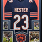 Framed Chicago Bears Devin Hester Autographed Signed Jersey Beckett Holo