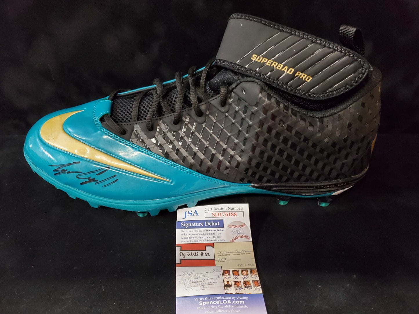 Tyson Campbell Autographed Signed Cleat Jsa Coa