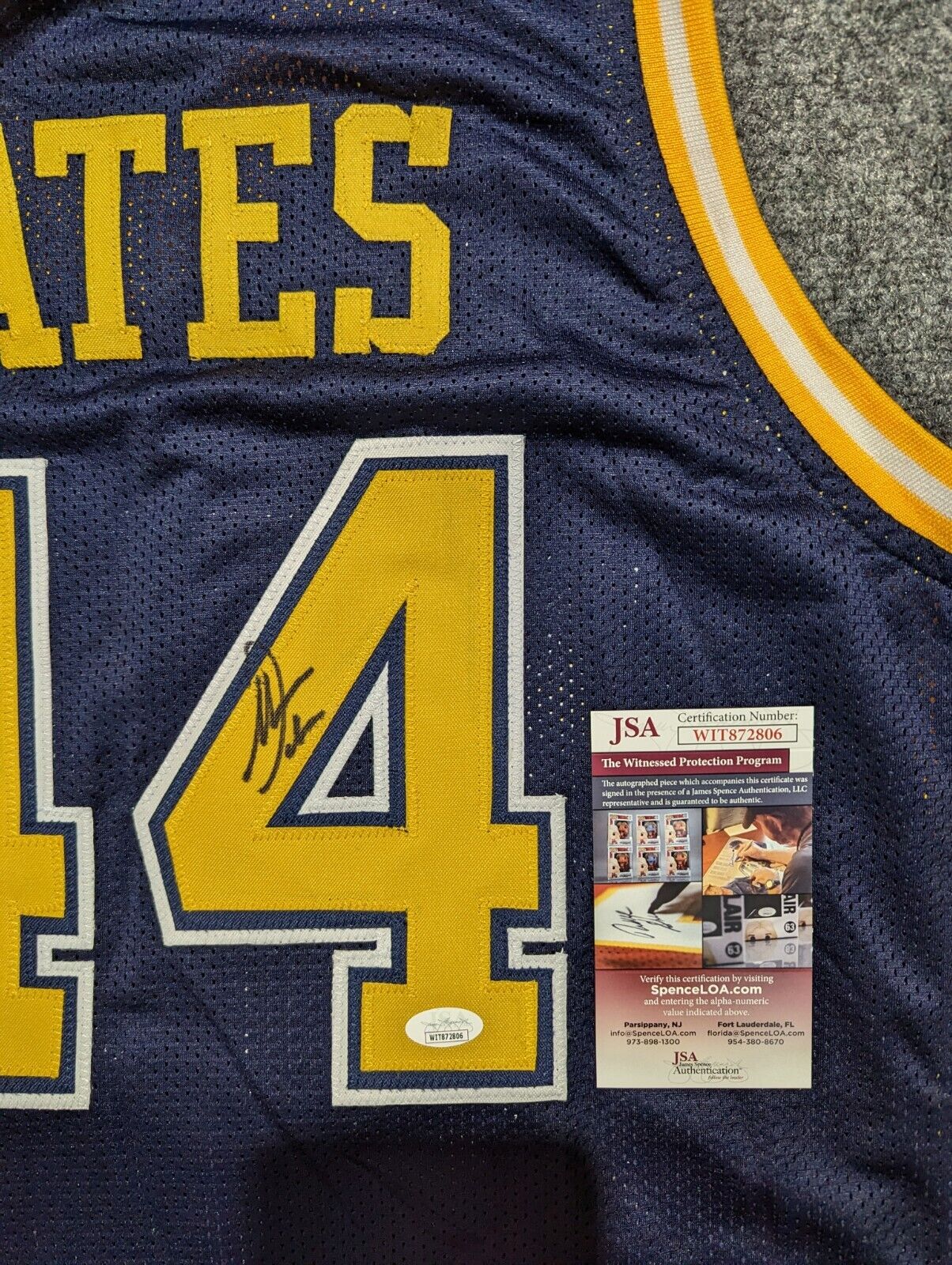 MVP Authentics Kent State Golden Flashes Antonio Gates Autographed Signed Jersey Jsa Coa 135 sports jersey framing , jersey framing