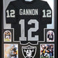 Framed Oakland Raiders Rich Gannon Autographed Signed Jersey Tristar Hologram