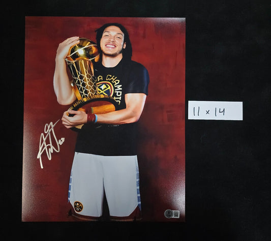 Denver Nuggets Aaron Gordon Autographed Signed 11X14 Photo Beckett Holo