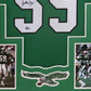 Framed Philadelphia Eagles Seth Joyner Autographed Signed Jersey Beckett  Holo