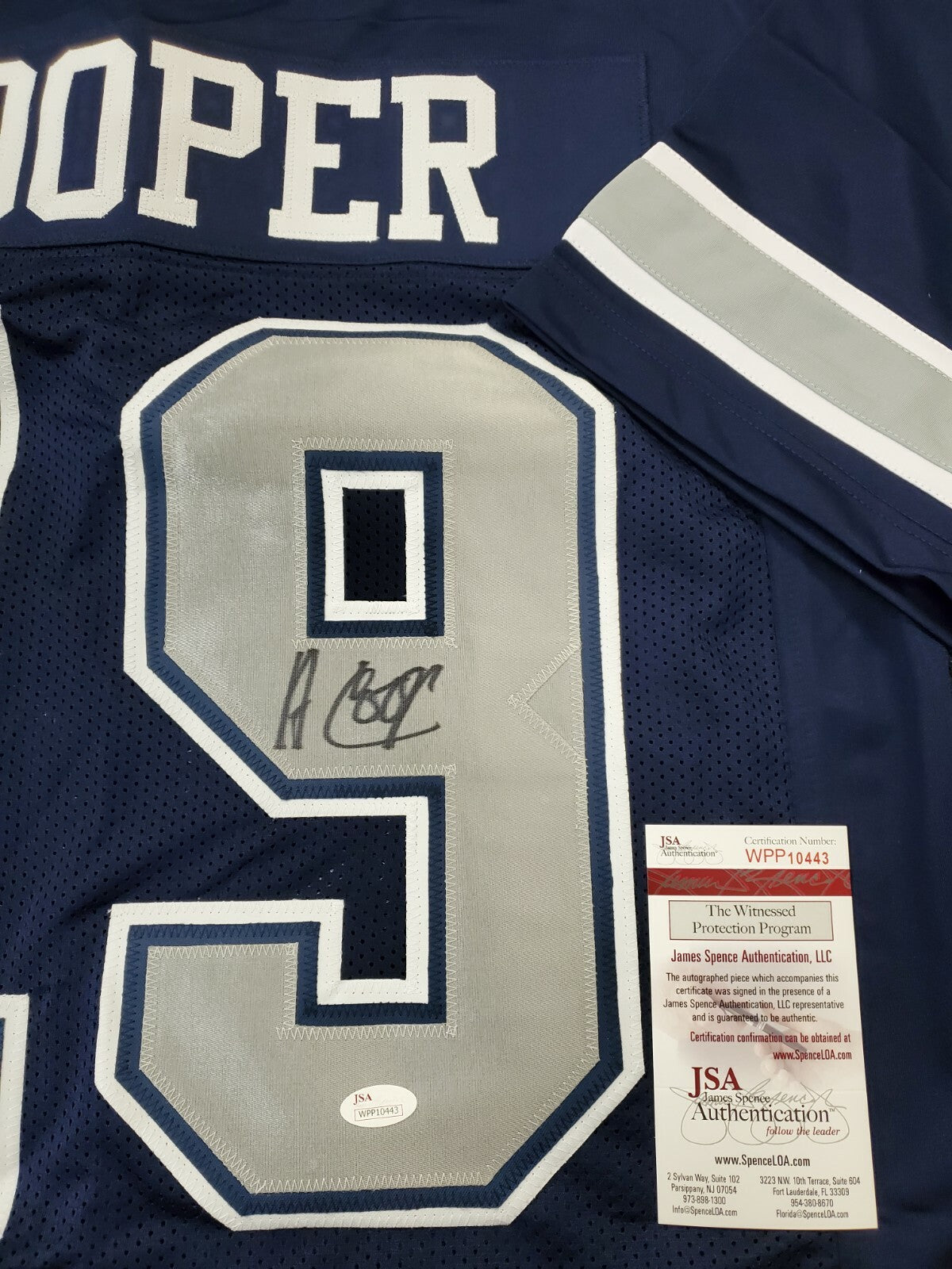 Dallas Cowboys Amari Cooper Autographed Signed Jersey Jsa  Coa