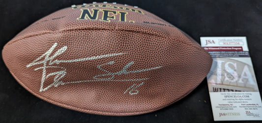 Denver Broncos Jake Plummer Autographed Signed Nfl Football Jsa Coa