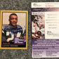 Lenny Moore Autographed Signed Insc Baltimore Colts Hall Of Fame Card Jsa Coa