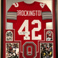 Framed Ohio State Buckeyes John Brockington Autographed Signed Jersey Jsa Coa