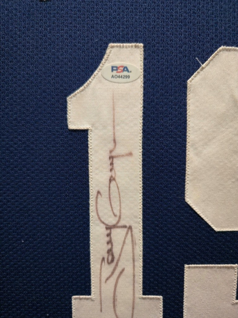 Framed In Suede San Diego Padres Tony Gwynn Autographed Signed Jersey Psa Coa