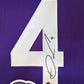 Framed Minnesota Vikings Dalvin Cook Autographed Signed Jersey Beckett Holo