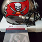 Tampa Bay Buccaneers Jamel Dean Autographed Speed Mini Helmet Jsa Coa