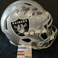 Las Vegas Raiders Tre'von Moehrig Autographed Inscribed Full Size Helmet Jsa Coa