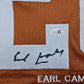 Texas Longhorns Earl Campbell Signed Autographed Stat Jersey Jsa Coa