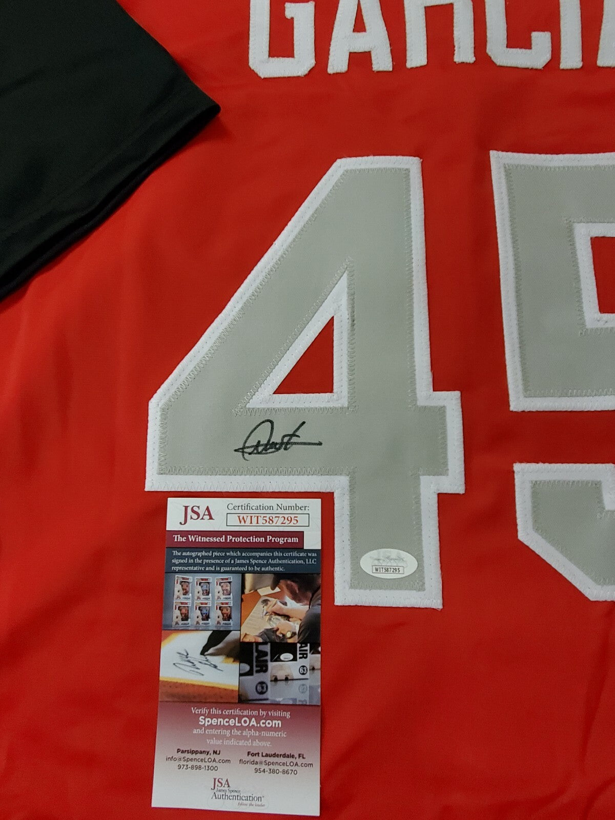 Deivi Garcia Autographed American League Futures Game Custom Jersey Jsa Coa
