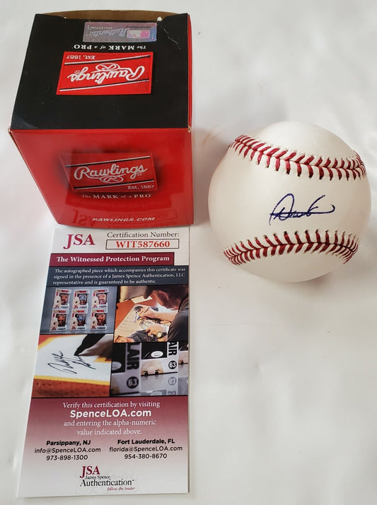 New York Yankees Deivi Garcia Autographed Signed Romlb Baseball Jsa Coa