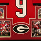 Framed Georgia Bulldogs Alec Ogletree Autographed Signed Jersey Jsa Coa
