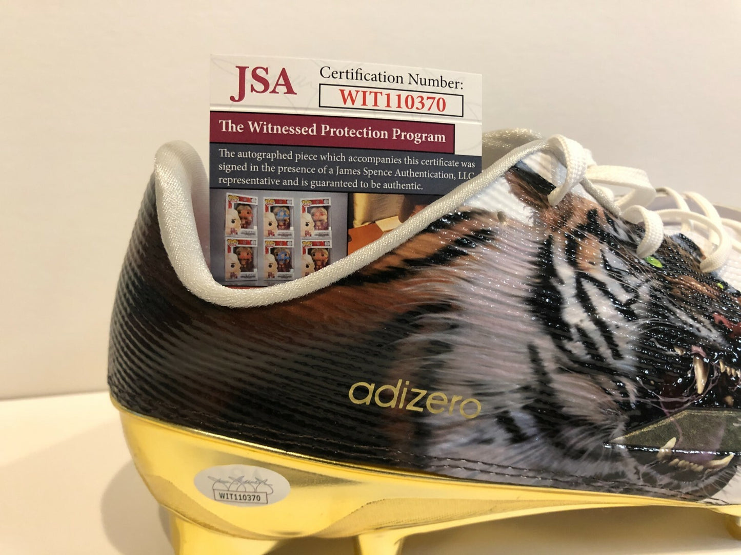 Auburn Tigers Darius Slayton Autographed Signed Inscribed Adidas Cleat Jsa Coa