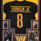 Framed Washington Commanders Brian Robinson Jr Autographed Signed Jersey Beckett