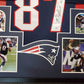 Framed New England Patriots Rob Gronkowski Autographed Signed Jersey Psa/Dna Coa